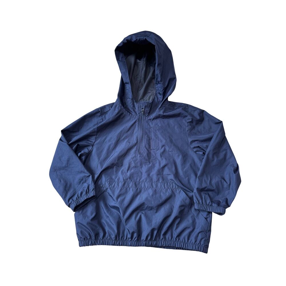 BABY GAP Boys Navy Blue Lightweight hooded Windbreaker jacket, size 4 - Picture 2 of 11
